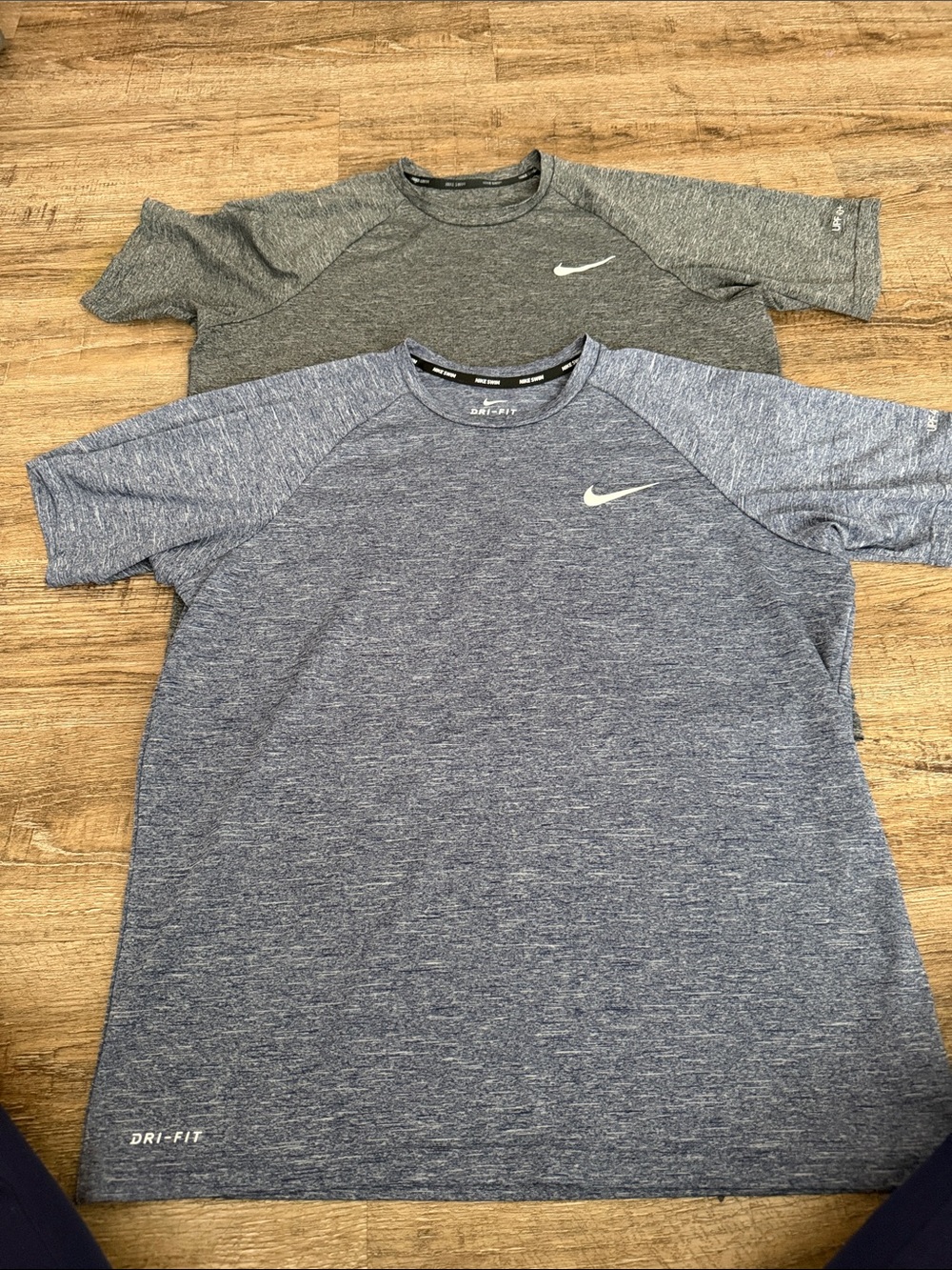 Nike Men's Athletic Tee Pack - Blue and Gray